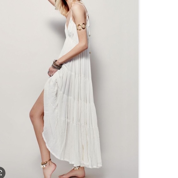 Free People Dresses & Skirts - ! RARE Free People Boho Endoess Summer bells Halter dress *read please